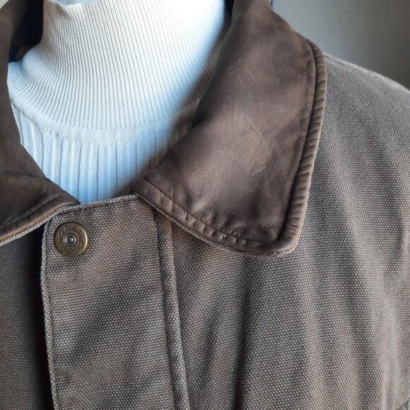 Cabela's Ranch Work Chore Barn Coat Sz XL Reg Men's Brown - Picture 7 of 16